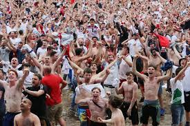 England fans celebrate with massive party in France after Euro ...
